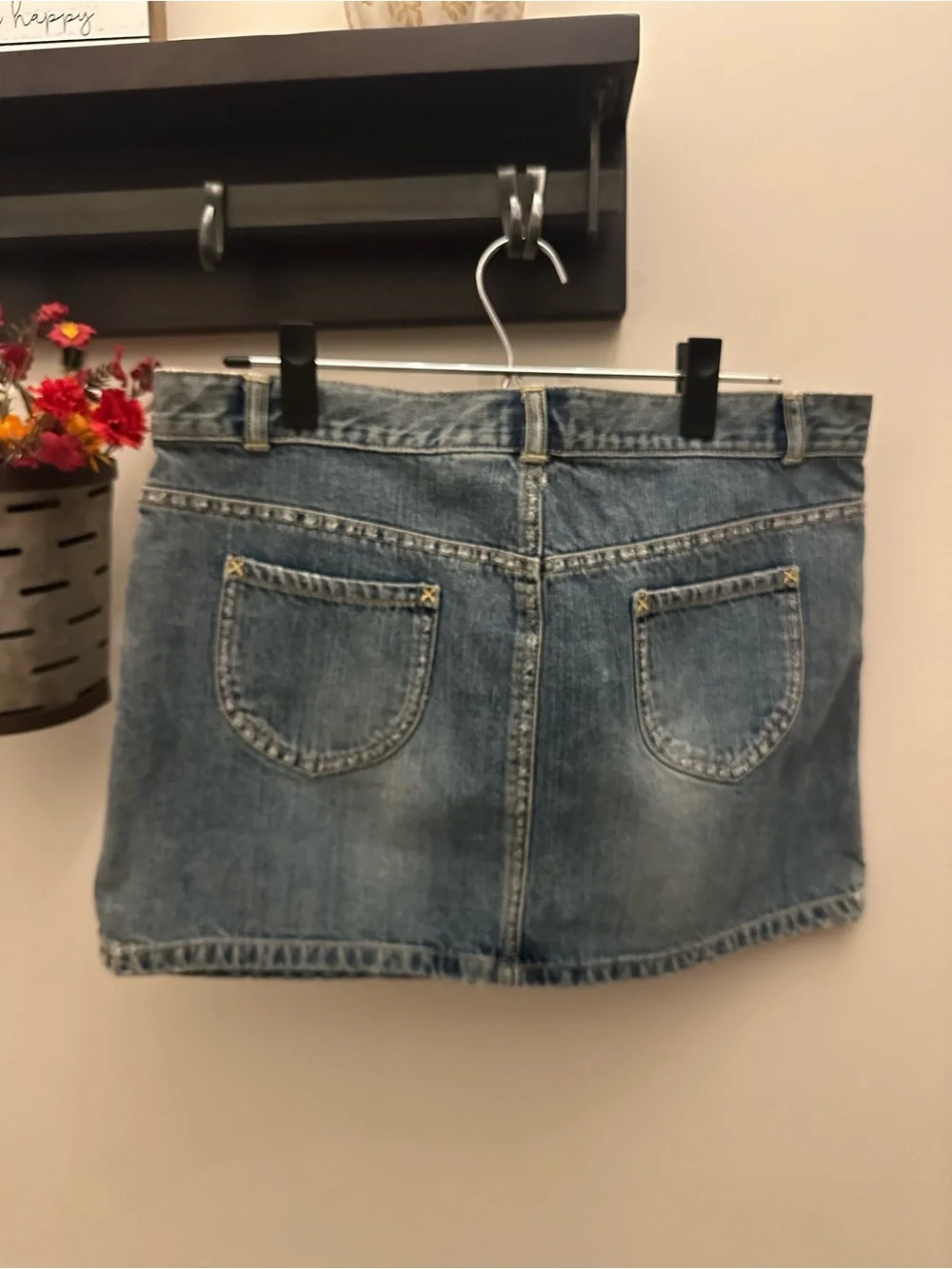 🍎 NWT! Vintage Denim mini skirt